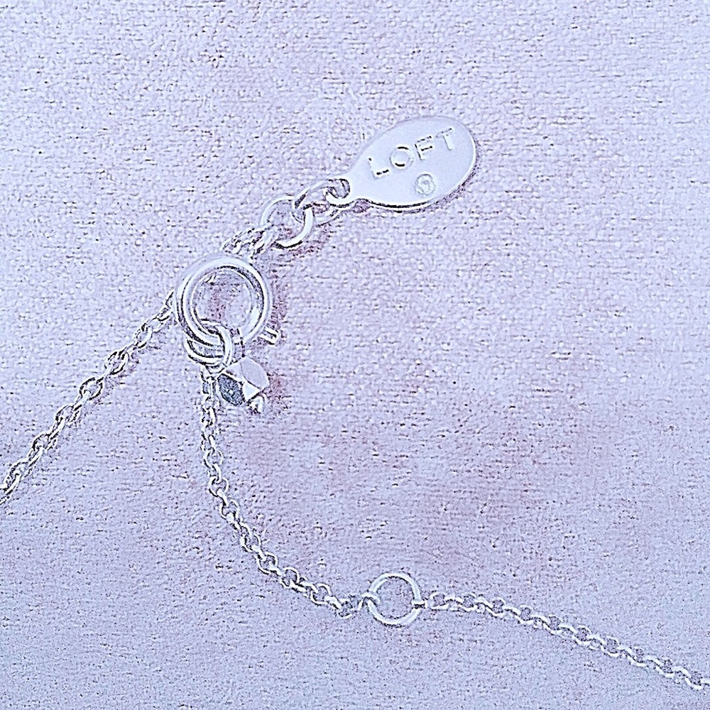 NWOT Silver Statement Soft Collar Necklace - Picture 7 of 8